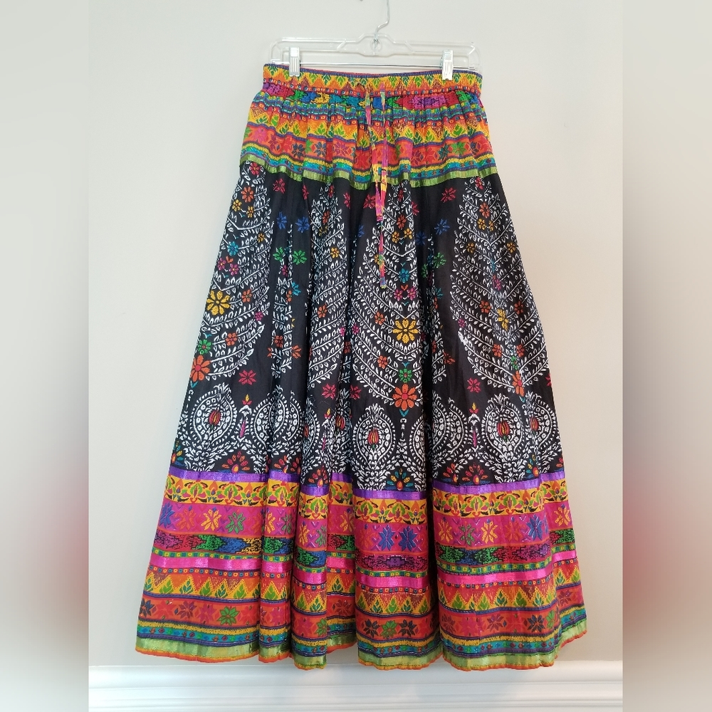 Bohemian Broomstick Skirt